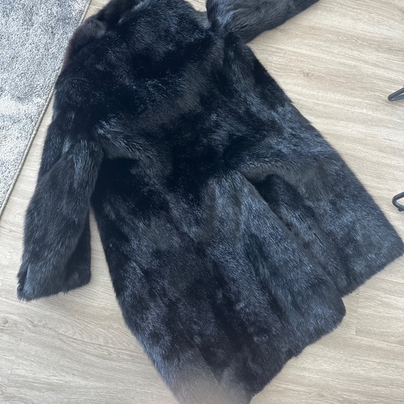 Deanfield full-length vintage Demi Buff fur 100% real Mink Coat - Picture 9 of 11